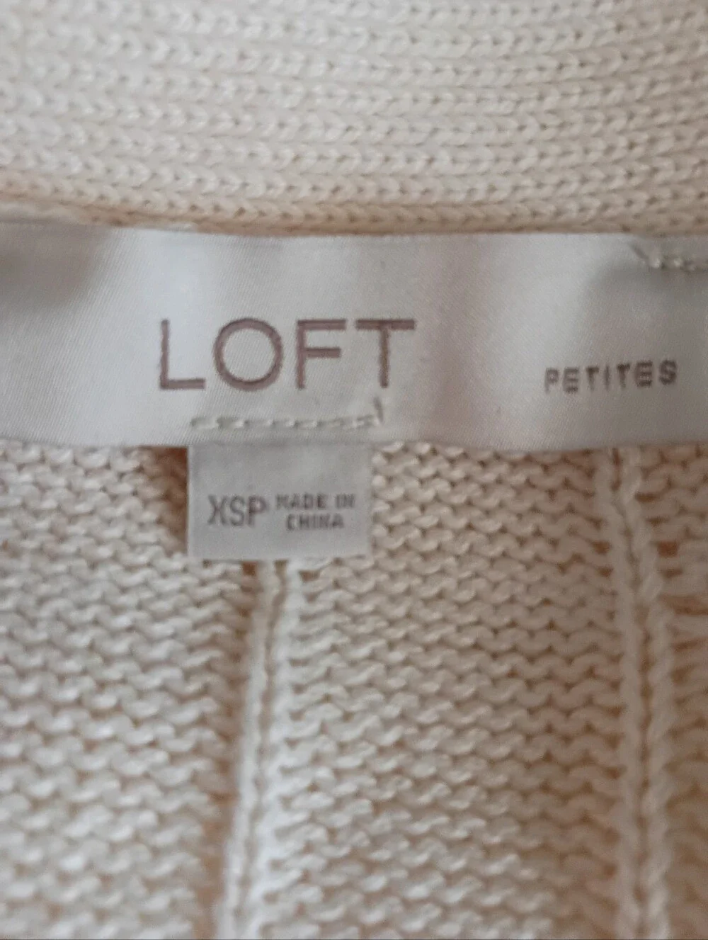 LOFT cable knit